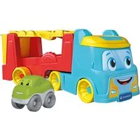 Clementoni® Lernspielzeug Baby Clementoni, Lustiger Autotransporter, Made in Europe