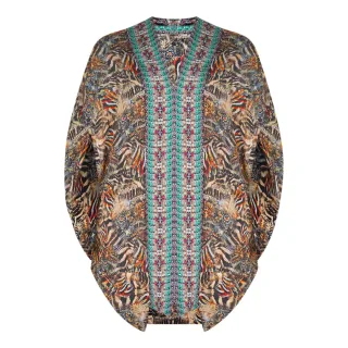 Inoa Steinadler Mehrfarbig Kurzer Kimono