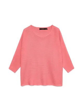 Vero Moda 3/4 Arm-Pullover "VMNORA 3/4 BOATNECK BLOUSE NOOS" mit Fledermausärmeln