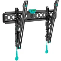ONKRON TV-Wandhalterung 43-85 Zoll, bis 68 kg, VESA 75x75-600x400, TM6-B, (bis 85,00 Zoll, neigbar, ultra slim, Click’n’Pull-System, Wasserwaage)