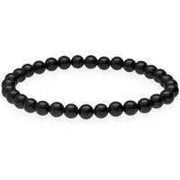 Lebensquelle Plus Armband Turmalin, schwarz (Schörl) Kugelarmband, 6 mm