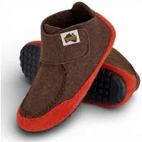 Gumbies Quokka Pantoffel chocolatebraun/orange - 1 Paar Hausschuh