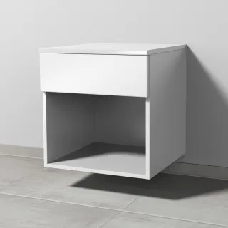 Sanipa Anbau-/Solitärschrank 2morrow (P2353) 510x500x520 Weiß-Glanz, P235378 P235378