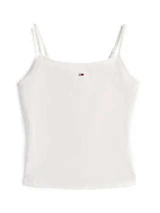 Tommy Jeans - Spaghetti Top weiß - Gr. - L