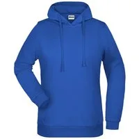 James & Nicholson Kapuzensweatshirt Klassisches Damen Kapuzensweat JN795 Leicht taillierter Kapuzenpulli mit angerauter Innenseite