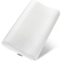 KAISERWERK Visko-Kissen, Ergonomisches Kopfkissen, Nackenstützkissen, Microfasserkissen, Bezug: Kopfkissen mit Bezug, Waschbarer Bezug