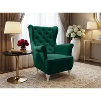 Beautysofa Ohrensessel Sessel FALCO Chesterfield Wohnzimmersessel Fernsehsessel
