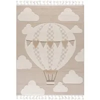 Mazovia Kinderteppich Kinder Ballon Wohnzimmer, Schlafzimmer, Esszimmer, Büro, 80 x 150 cm, Fußbodenheizung