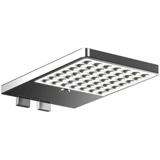 Emco System 2 LED-Spiegel-Klemmleuchte 359500102 chrom, Klemmbereich 4-6mm, stufenlos dimmbar