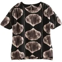 Next T-Shirt Kastiges T-Shirt aus Strukturmaterial (1-tlg)