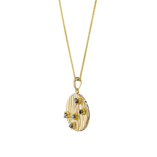 Orphelia 'Babette' Damenkette mit Anhänger aus 925er Sterlingsilber – Gold ZH-7504/G