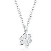 Elli Kette mit Anhänger Pfote 925 Sterling Silber