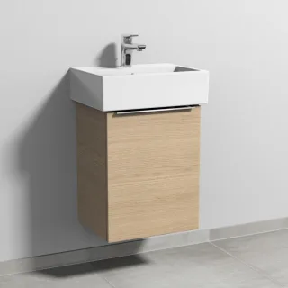 Sanipa 3way Waschtischunterbau zu Duravit Vero Air Waschtisch mit 1 Tür, Eiche-Nordic UM43048