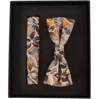 VENTI Fliege VENTI Set aus Fliege und Einstecktuch Print