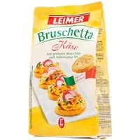 Leimer Knabberei, Leimer Bruschetta geröstete Brot Chips mit Käse verfeinert 150g