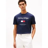 Tommy Hilfiger T-Shirt TOMMY EMBRO FLAG mit Logostickerei, Jersey, normale Passform