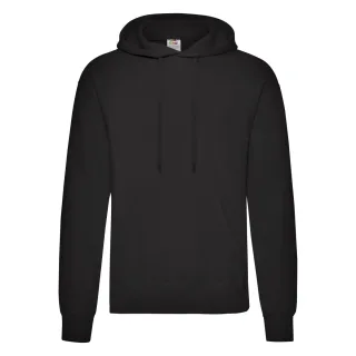 Fruit of the Loom - "Classic" Kapuzenpullover für Herren (Schwarz)