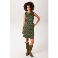 Aniston CASUAL Etuikleid mit farbharmonischen Ornament-Muster - NEUE KOLLEKTION