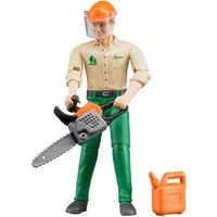 Bruder® Spielfigur bworld Forstarbeiter (60030), Made in Europe