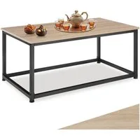 tectake Couchtisch Lynch (1-St., 1 tlg), Rechteckiger Couchtisch im schnörkellosen Industrie-Stil