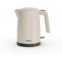 PRINCESS Wasserkocher Princess 236048 Wasserkocher Wave – stilvolles Design, passend für jed, 1,7 l, 2200 W, Wave, 360° kabellos, BPA-frei, Trockenkoch- & Überhitzungsschutz