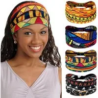 Zaewry Stirnband Damen Haarband Afrika Haarbänder Boho Haarreifen (4-St) (4-St)