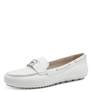Tamaris - Da.-Slipper white leather - Gr. - 40