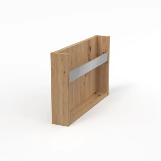 Sanipa Konsole vertikal mit HH 2morrow (WT800) 340x85x520 Eiche-Natural-Touch WT80085