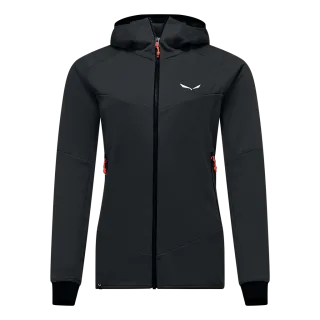 SALEWA - Sella Crevasse Kapuzenjacke Damen - Schwarz (Gr.40)