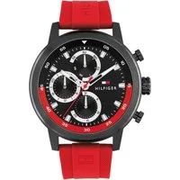 Tommy Hilfiger Multifunktionsuhr ROCKY 1792178, Quarzuhr, Armbanduhr, Herrenuhr, Silikonarmband, analog