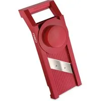 GSD HAUSHALTSGERÄTE Gemüsehobel 2-in-1, Edelstahl, Kunststoff, mit 2 auswechselbaren Einsätzen