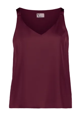 V by Vera Mont - Satin-Bluse - Gr. - 40