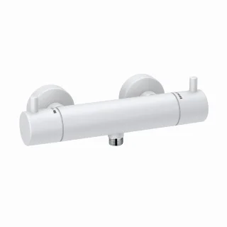 Kludi BOZZ Thermostat-Brausearmatur ohne Brausegarnitur mattweiß, 352035338 352035338
