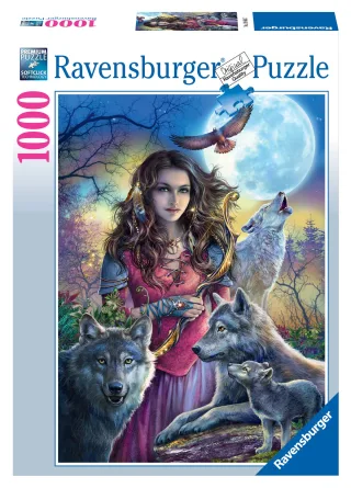 Ravensburger Puzzle 19664 - Patronin der Wölfe [1.000 Teile]