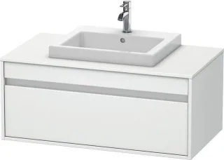 Duravit Ketho Konsolenwaschtischunterbau wandhängend Weiß Matt 1000x550x426 mm - KT679501818 KT679501818
