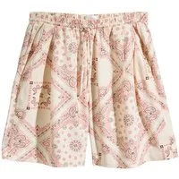 Next Shorts Shorts aus Leinen mit Motiv (1-tlg)