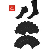 H.I.S Basicsocken (Packung, 20-Paar) zwei Längen im Kombi Pack