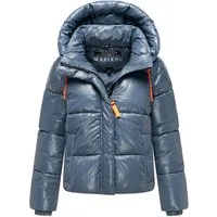 Marikoo Winterjacke Skyraa Leicht glänzendes Obermaterial mit moderner Steppung