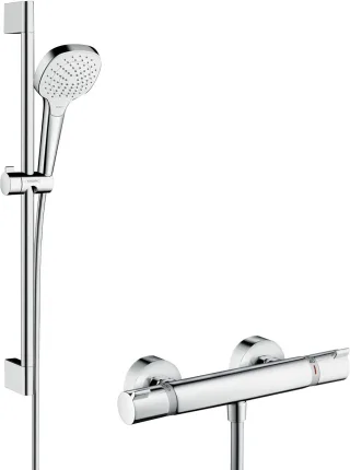 Hansgrohe Brausenkombi Croma Select E Vario/ Ecostat Comfort Unica Crometta 650mm, 27081400 27081400