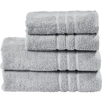 done.® Handtuch Set Daily Uni, Walkfrottier (Set, 4-St), 2x Gästehandtücher & 2x Handtücher, Uni-Farben