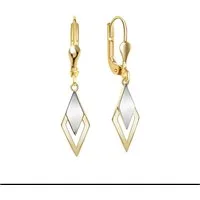 Fascination by Ellen K. Paar Ohrhänger 585/- Gelbgold bicolor glanz