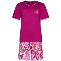 Pastunette Shorty Modischer Damen Pyjama kurz (2 tlg) Baumwolle
