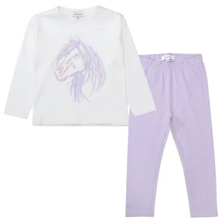 STACCATO - MG Pyjama pearl white?/lavendel - Gr. - 110
