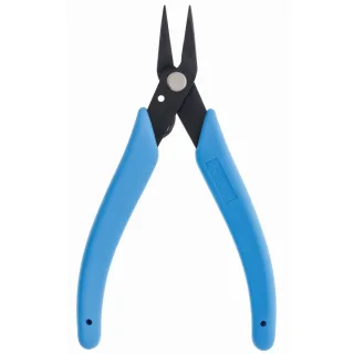 Xuron 485S Xuro-Grip Flachzange mit Verzahnung blau/schwarz
