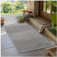 Teppium Teppich Skandinavischer 3D-Teppich, Rechteckig, Höhe: 5 mm, Indoor Outdoor Teppich Wetterfest 3D Optik Wohnzimmer Küchen Terrasse