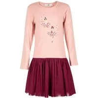 happy girls A-Linien-Kleid Happy girls Kleid Tänzerin Langarm dusty rose (kein Set, 1-tlg)