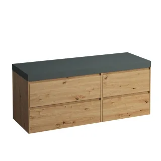 Laufen Waschtischunterschrank und Waschtisch-Platte LANI 495x1370x580 H4055801122671
