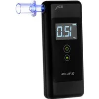 ACE Alkohol-Schnelltest ACE AF-33 Alkoholtester Dunkelgrau 0.00 bis 5.00 ‰ inkl. Display