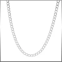 GOLDKLEIN Goldkette 14 Karat 585 Weißgold Kette Echtgold Stil Panzer 40cm - 55cm Halskette, Bestpreis - Damen Herren mit Schmuckbox - Sale 31.08.2026