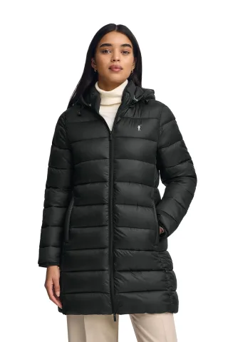 Jacke Salima Embroidery schwarz mit Rigby Go-Logo